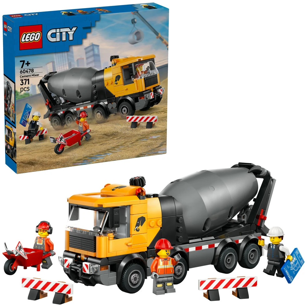 „LEGO® City“ betonmaišė, statybinis žaislas vaikams, 60478