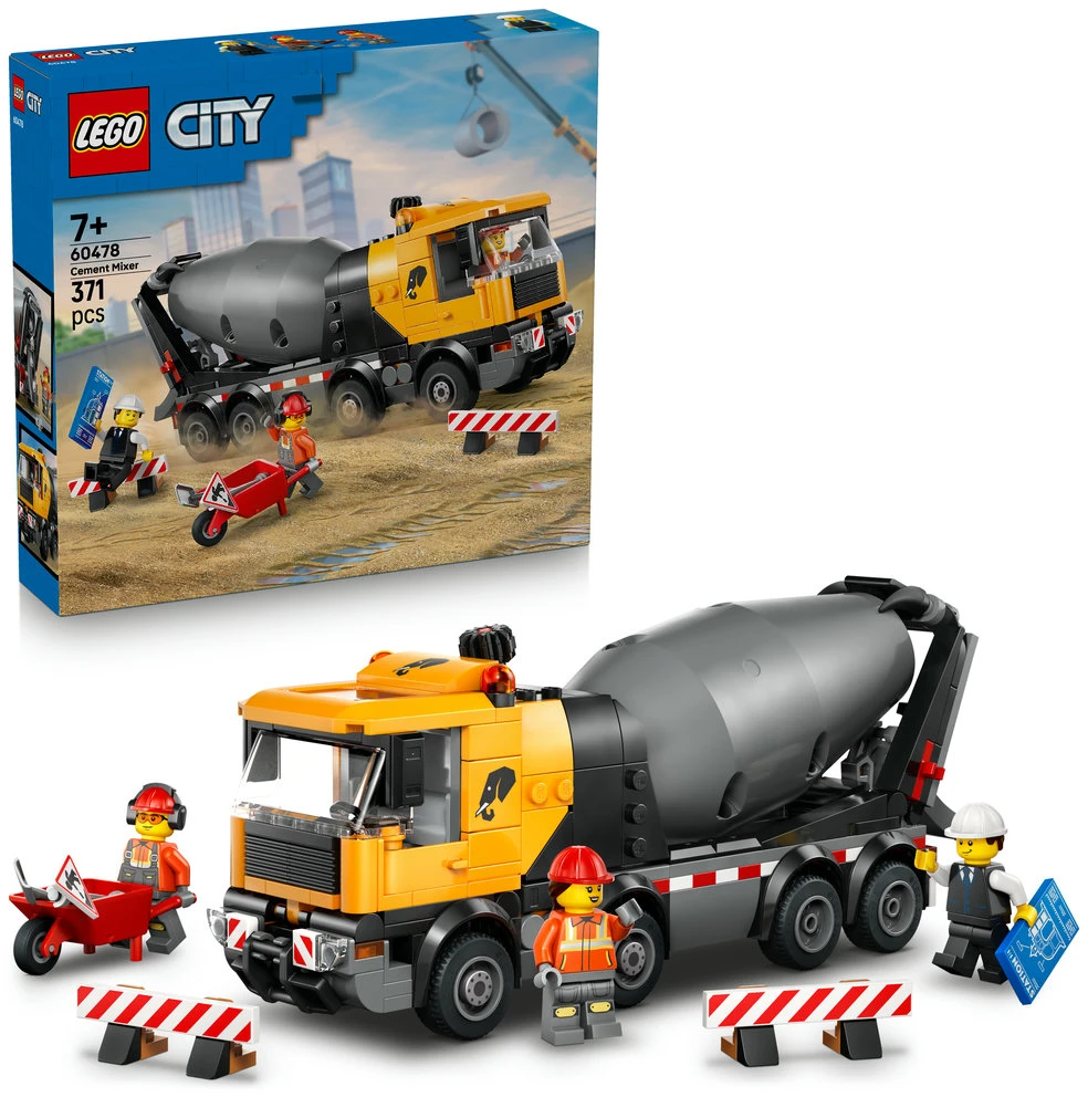 „LEGO® City“ betonmaišė, statybinis žaislas vaikams, 60478