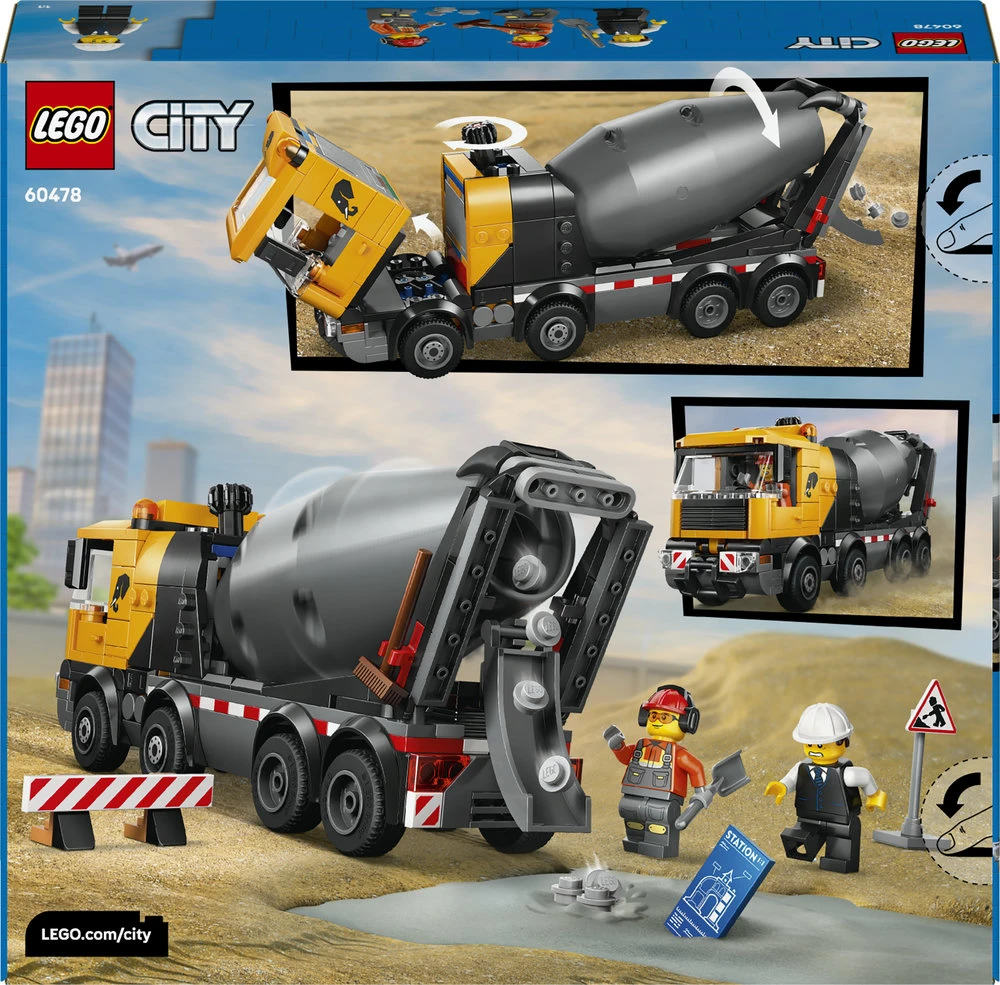 „LEGO® City“ betonmaišė, statybinis žaislas vaikams, 60478