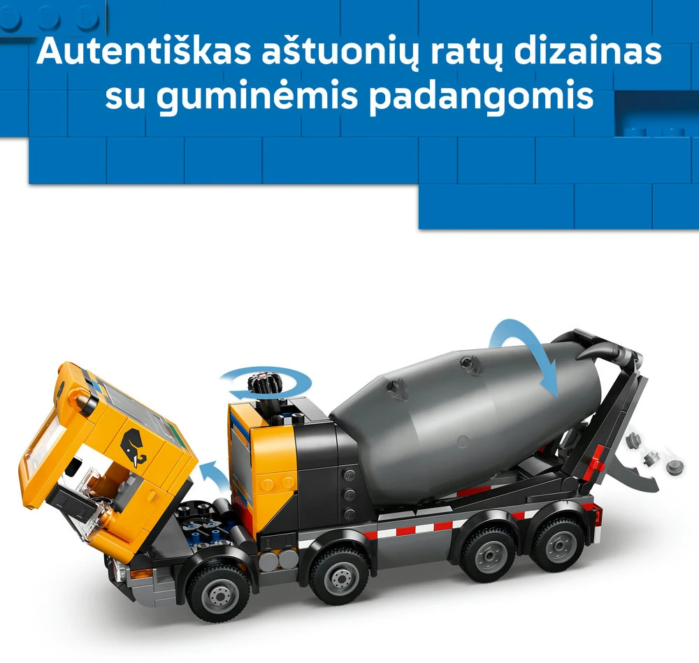 „LEGO® City“ betonmaišė, statybinis žaislas vaikams, 60478