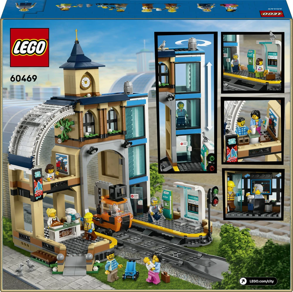 LEGO® City Centrinė traukinių stotis Rinkinys 60469