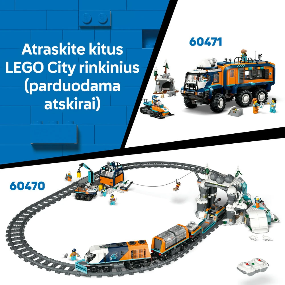 LEGO® City Centrinė traukinių stotis Rinkinys 60469