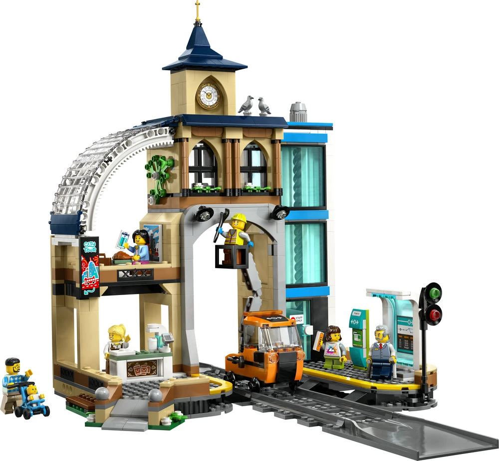 LEGO® City Centrinė traukinių stotis Rinkinys 60469
