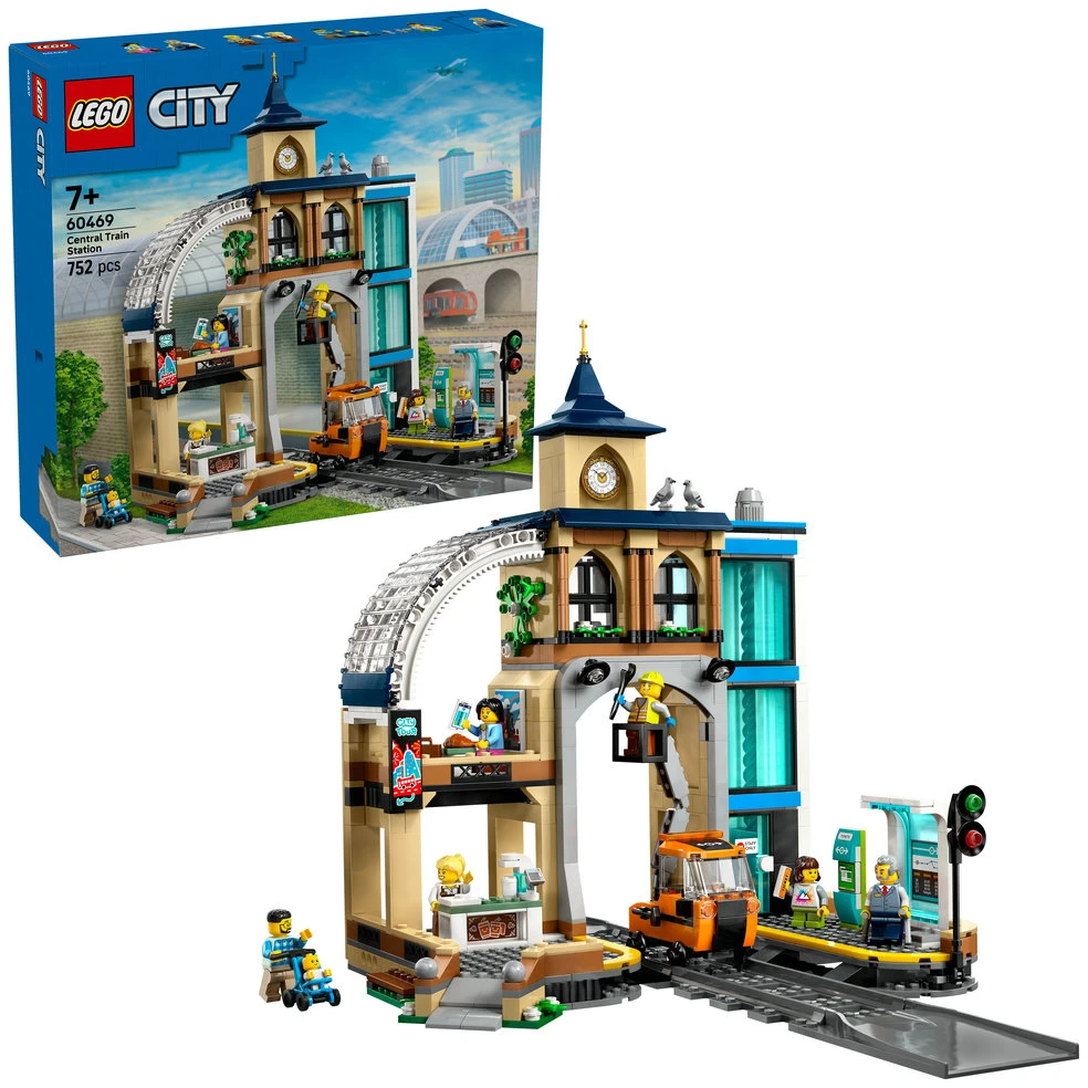 LEGO® City Centrinė traukinių stotis Rinkinys 60469