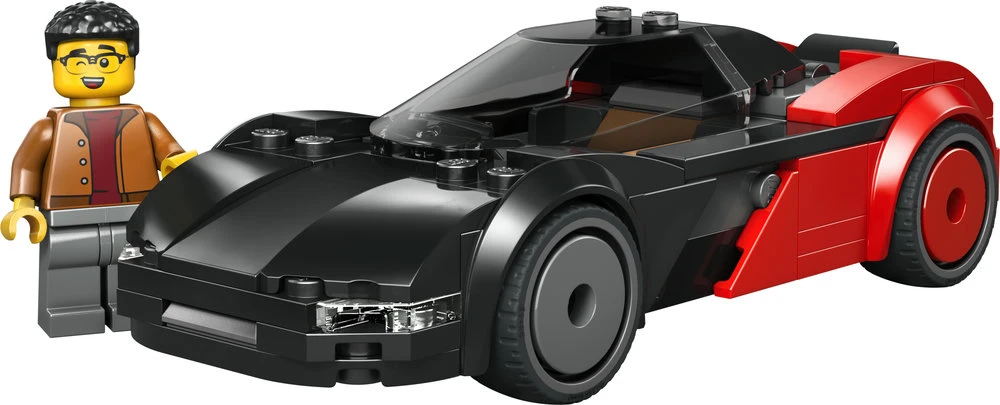 „LEGO® City“ elektrinis superautomobilis, žaislinis konstravimo rinkinys ir minifigūrėlė, 60486