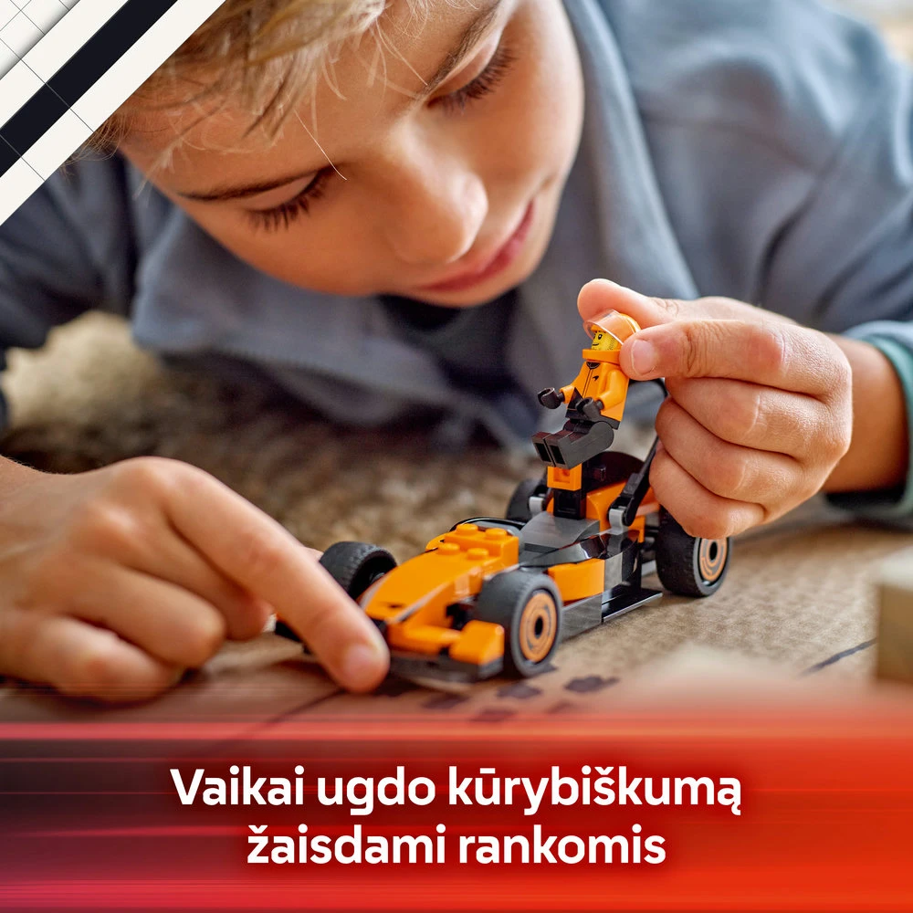 LEGO® City F1® vairuotojas su McLaren lenktyniniu automobiliu 60442