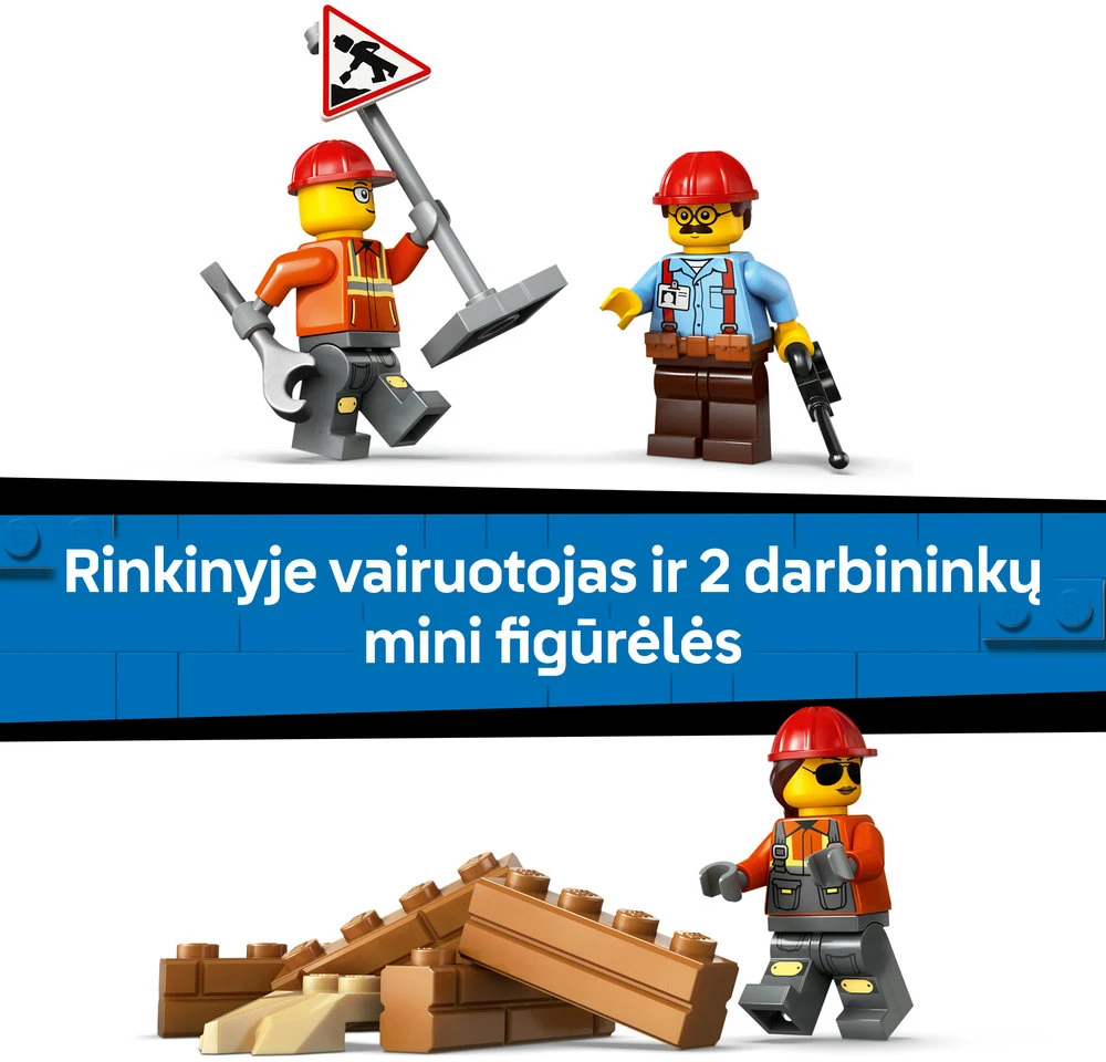 LEGO® City Geltonas buldozeris (60466)