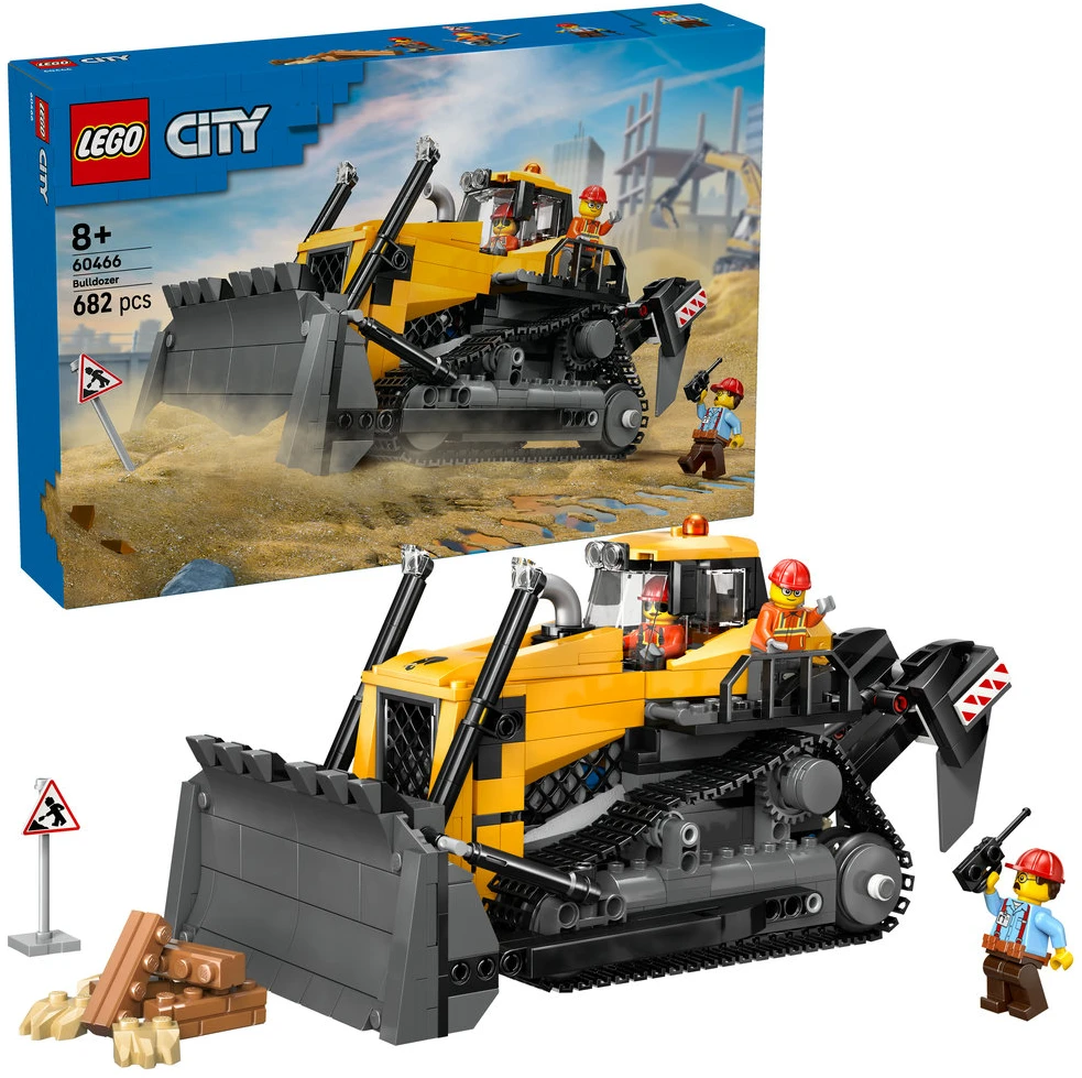 LEGO® City Geltonas buldozeris (60466)