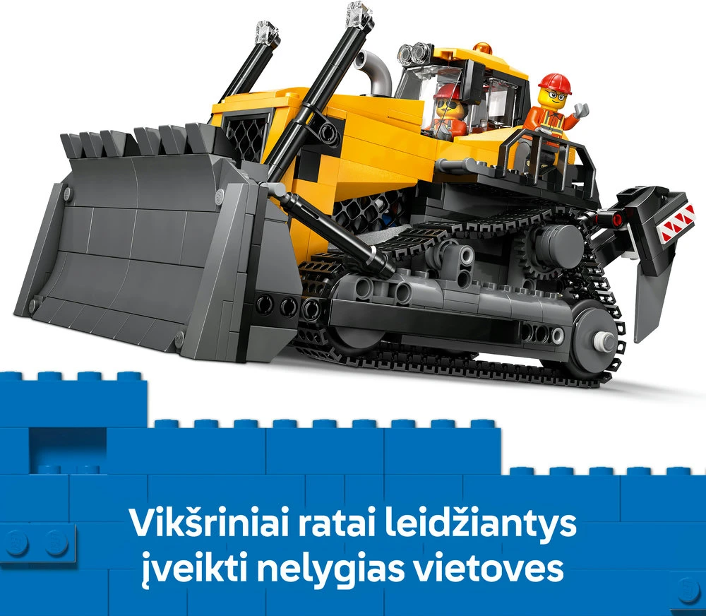 LEGO® City Geltonas buldozeris (60466)