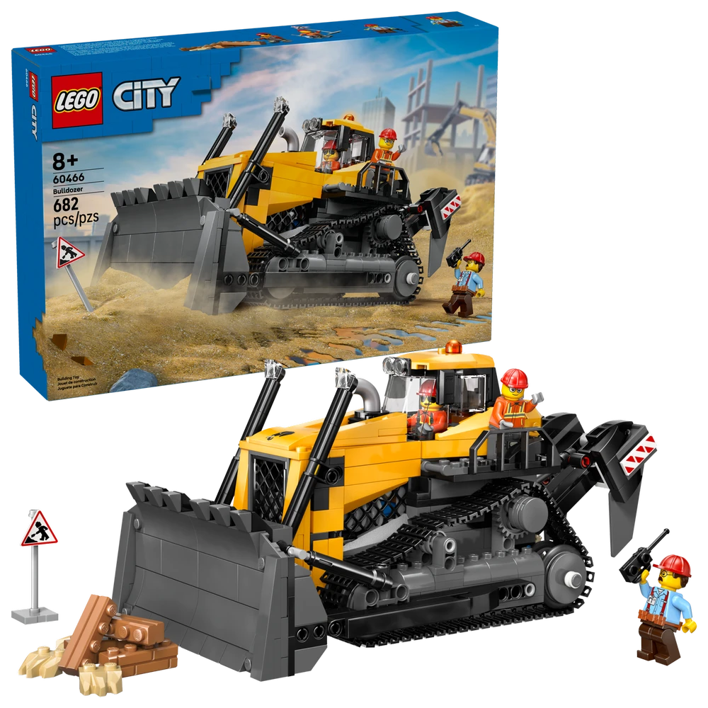 LEGO® City Geltonas buldozeris (60466)