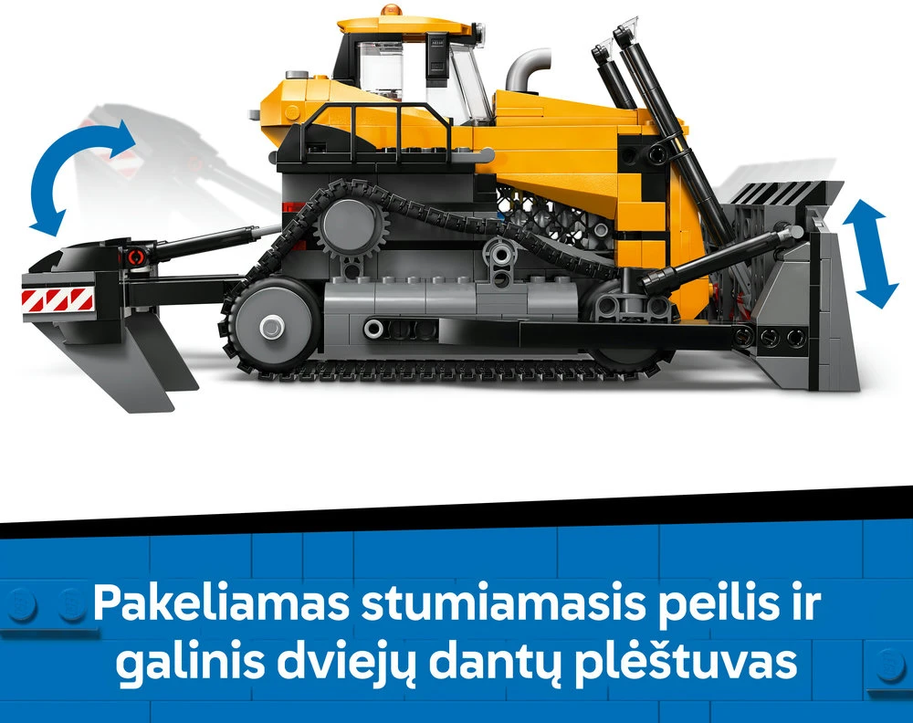 LEGO® City Geltonas buldozeris (60466)