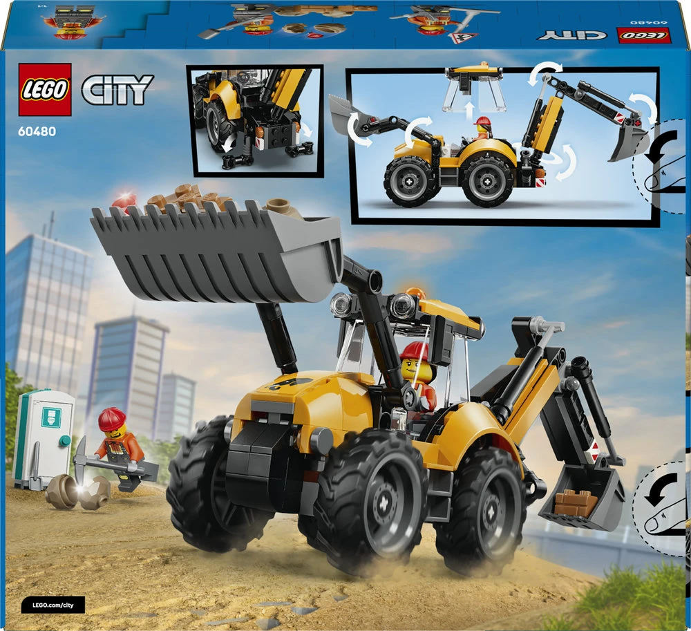 LEGO® City Geltonas statybinis krautuvas, žaislas 60480