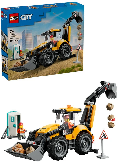 LEGO® City Geltonas statybinis krautuvas, žaislas 60480