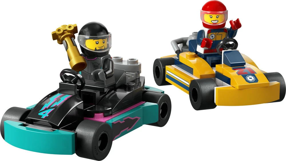 LEGO® City Gokartai ir lenktynininkai Rinkinys 60400