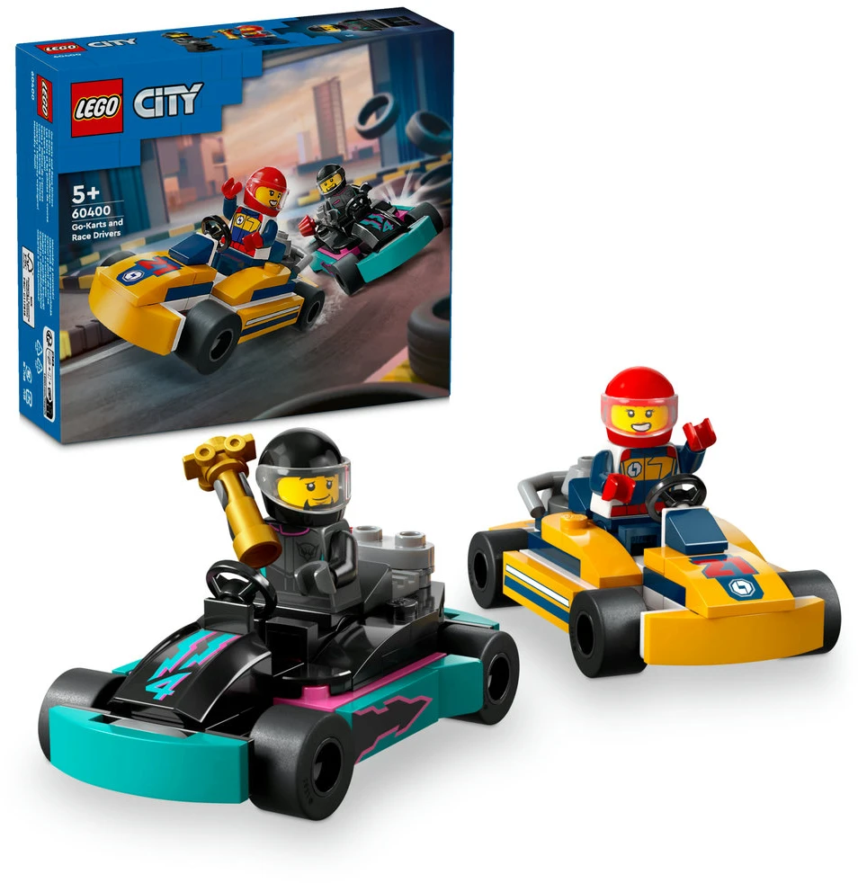 LEGO® City Gokartai ir lenktynininkai Rinkinys 60400