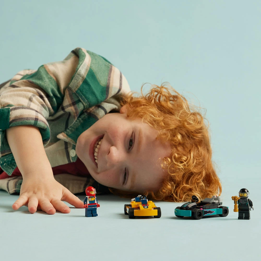 LEGO® City Gokartai ir lenktynininkai Rinkinys 60400