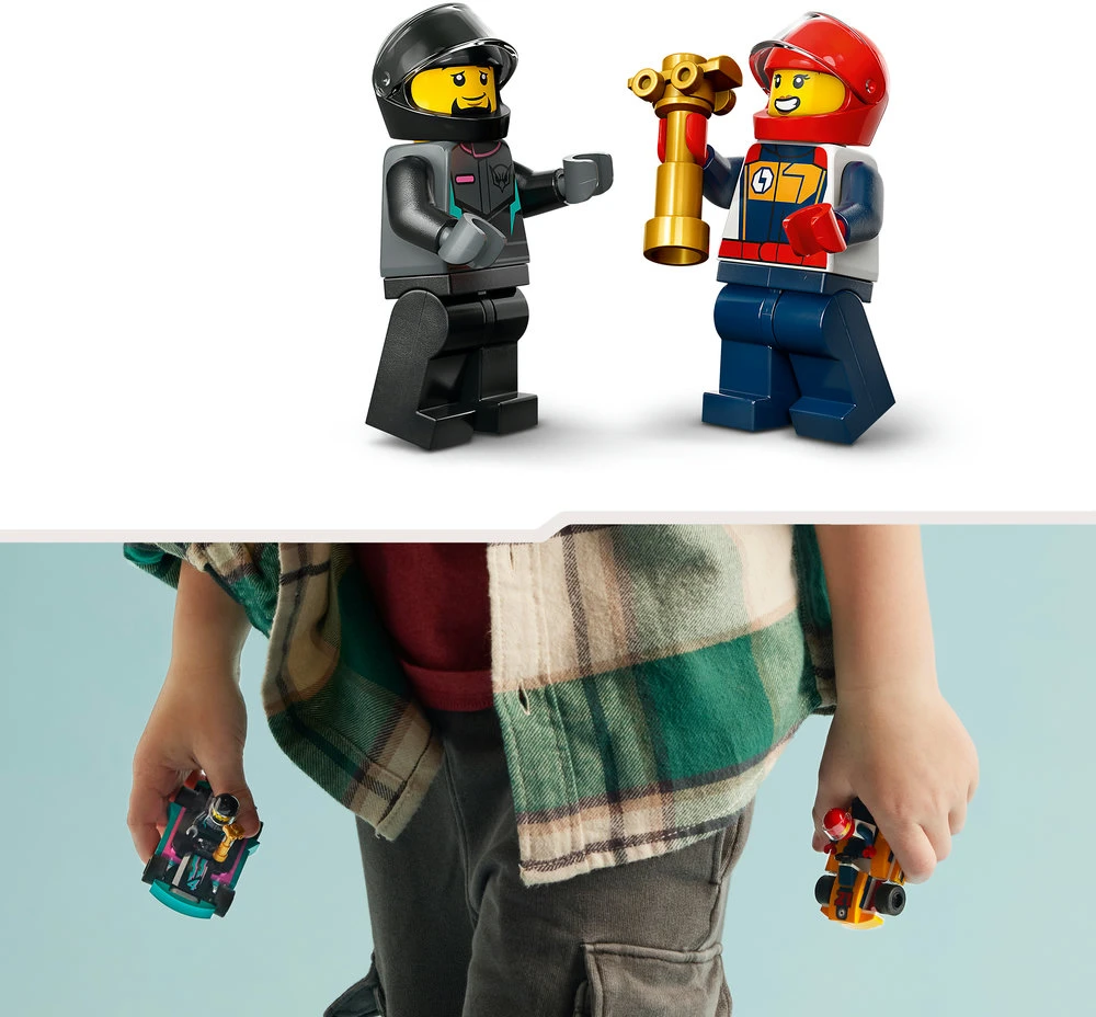 LEGO® City Gokartai ir lenktynininkai Rinkinys 60400