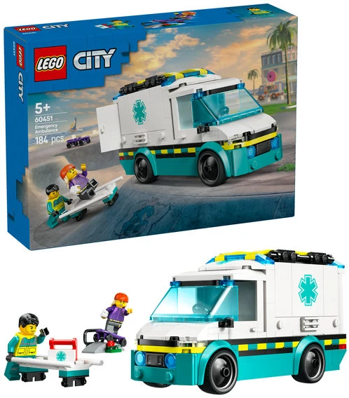 LEGO® City Greitosios pagalbos automobilis (60451)