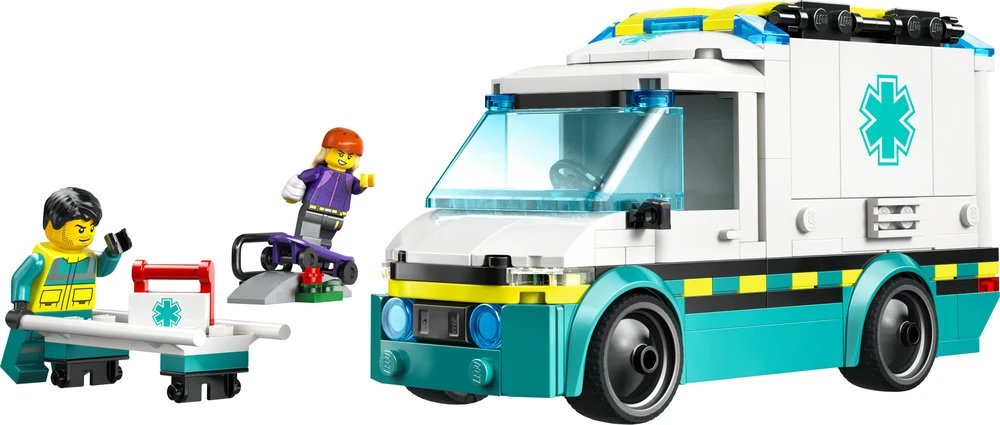 LEGO® City Greitosios pagalbos automobilis (60451)