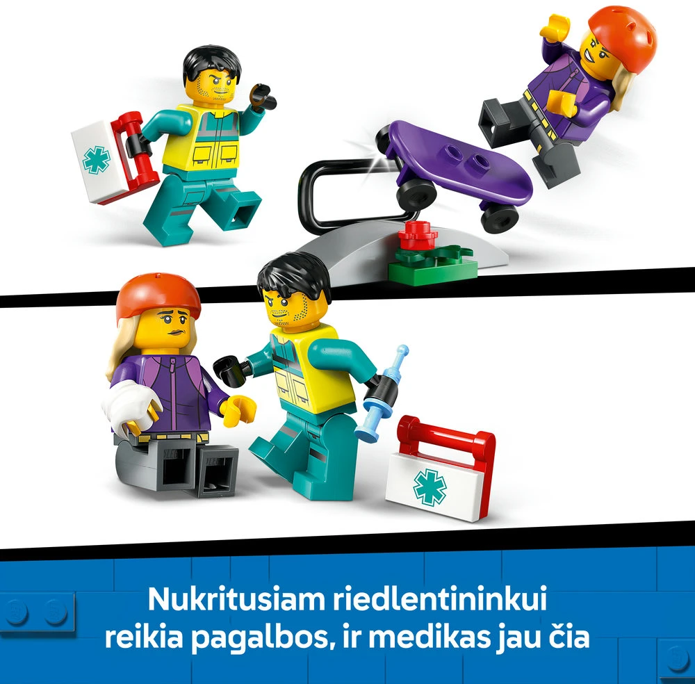 LEGO® City Greitosios pagalbos automobilis (60451)