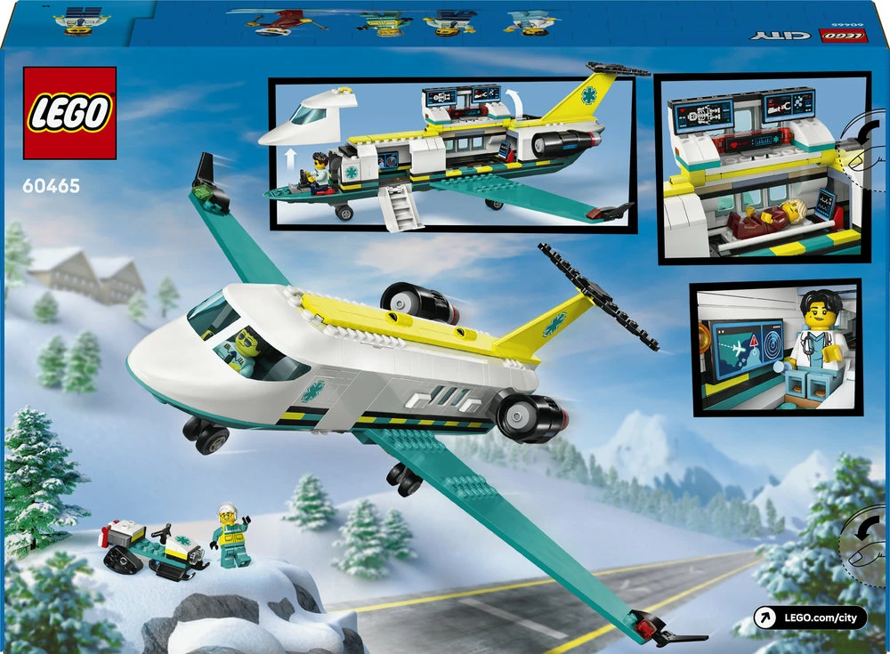 LEGO® City Greitosios pagalbos lėktuvas Rinkinys 60465