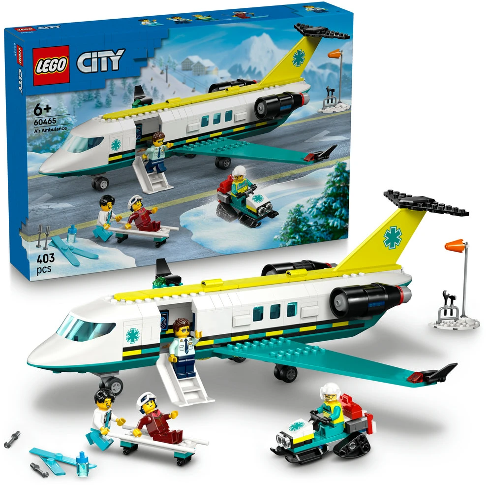 LEGO® City Greitosios pagalbos lėktuvas Rinkinys 60465