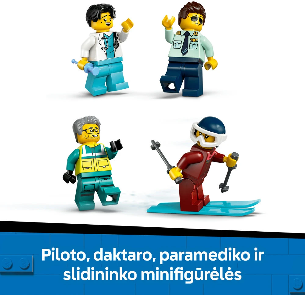 LEGO® City Greitosios pagalbos lėktuvas Rinkinys 60465