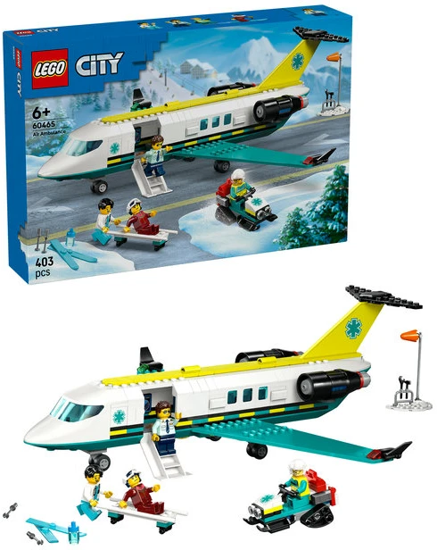 LEGO® City Greitosios pagalbos lėktuvas Rinkinys 60465