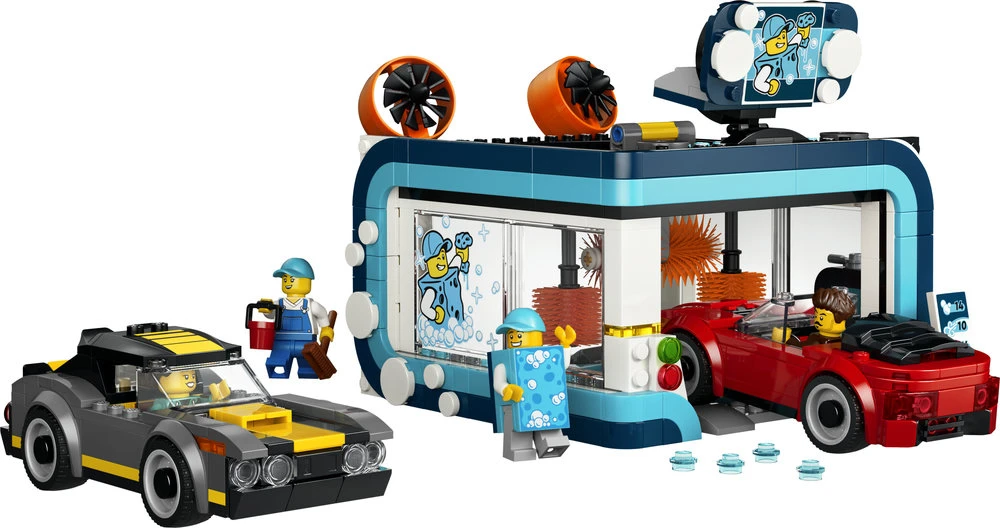 LEGO® City Įvažiuojamoji automobilių plovykla Rinkinys 60497
