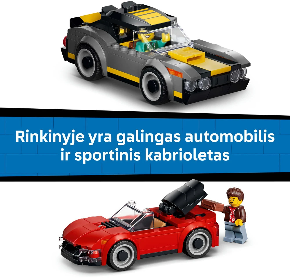 LEGO® City Įvažiuojamoji automobilių plovykla Rinkinys 60497