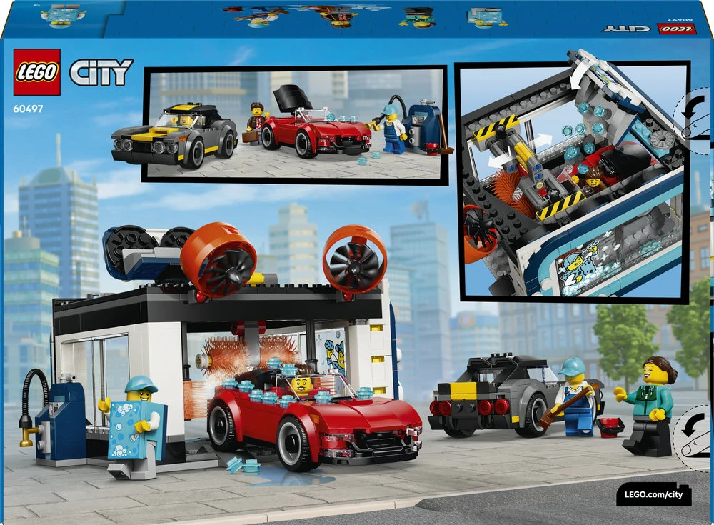 LEGO® City Įvažiuojamoji automobilių plovykla Rinkinys 60497