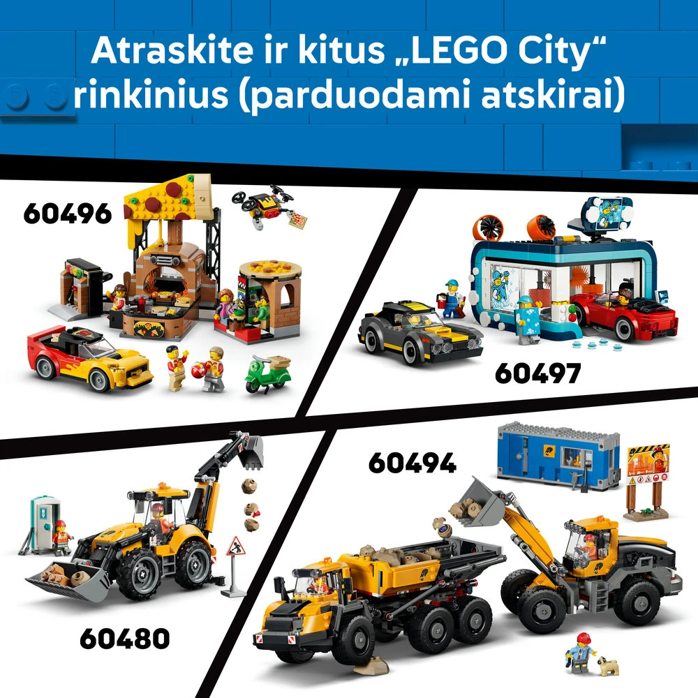 LEGO® City Keleivinis reaktyvinis lėktuvas, rinkinys 60492