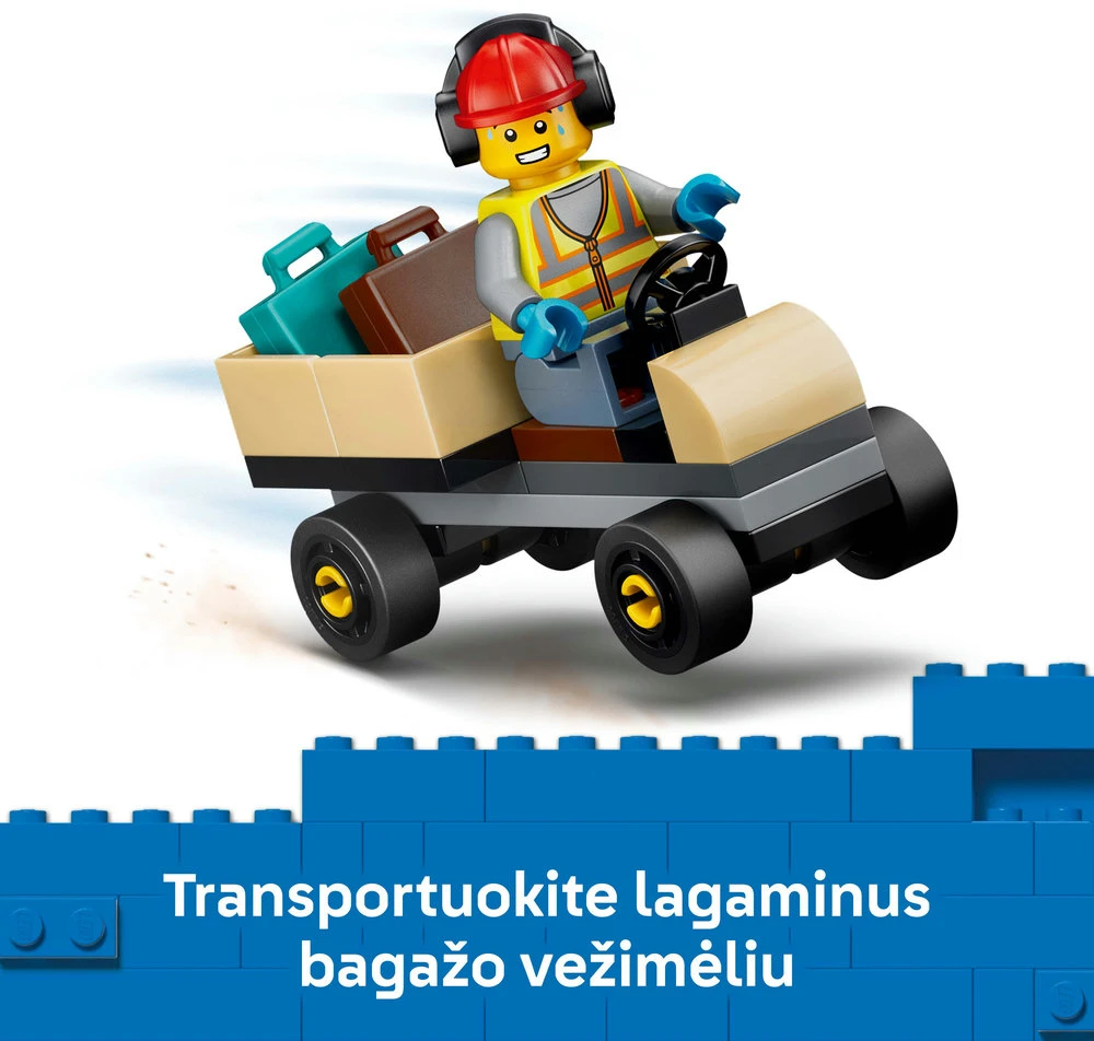 LEGO® City Keleivinis reaktyvinis lėktuvas, rinkinys 60492
