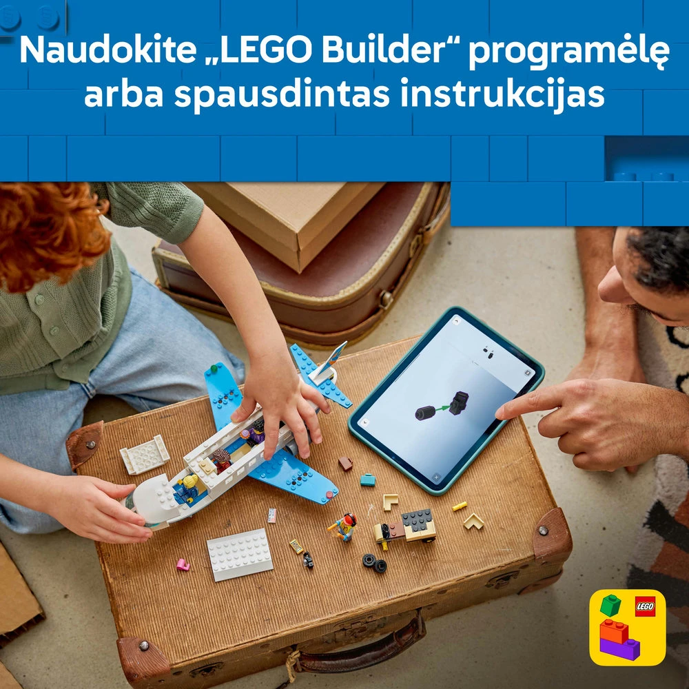 LEGO® City Keleivinis reaktyvinis lėktuvas, rinkinys 60492
