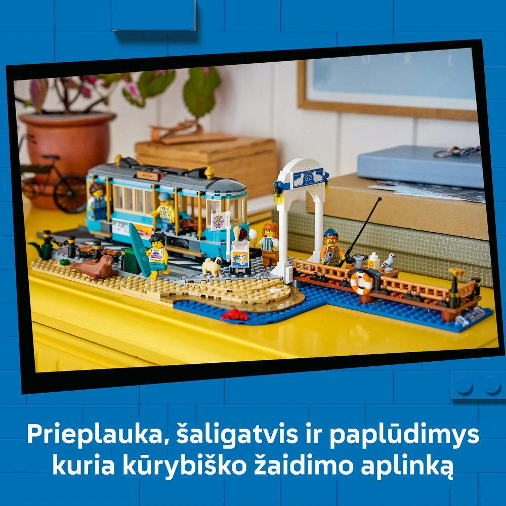 LEGO® City Klasikinis paplūdimio tramvajus Žaislas 60506