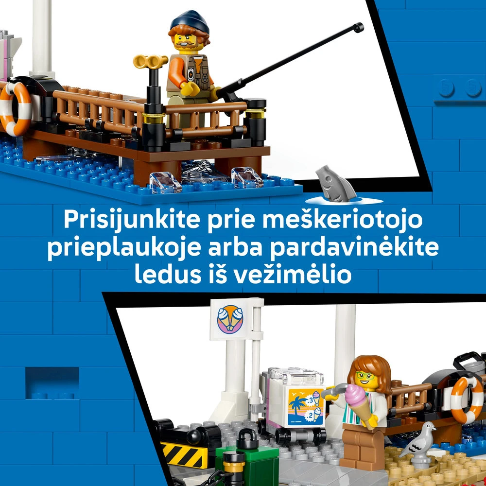 LEGO® City Klasikinis paplūdimio tramvajus Žaislas 60506