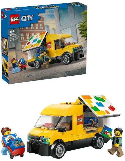 „LEGO® City“: LEGO furgonas, žaislinis konstravimo rinkinys vaikams, 60500