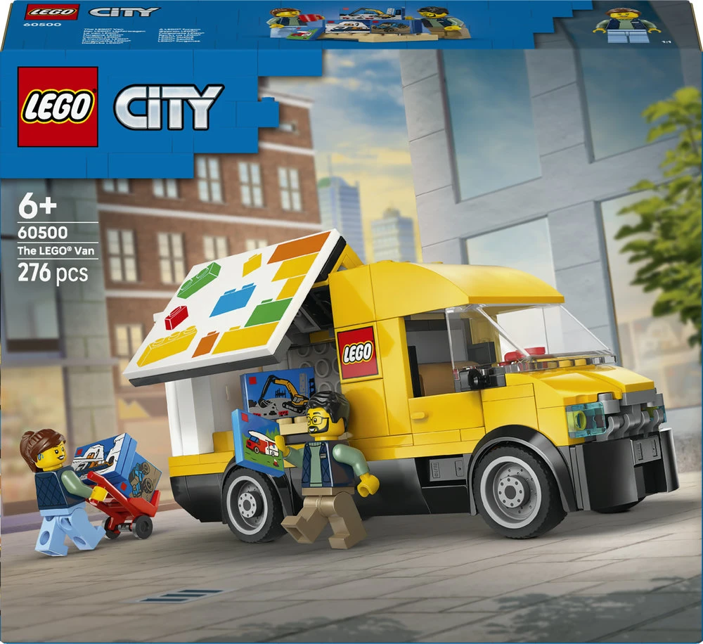 „LEGO® City“: LEGO furgonas, žaislinis konstravimo rinkinys vaikams, 60500