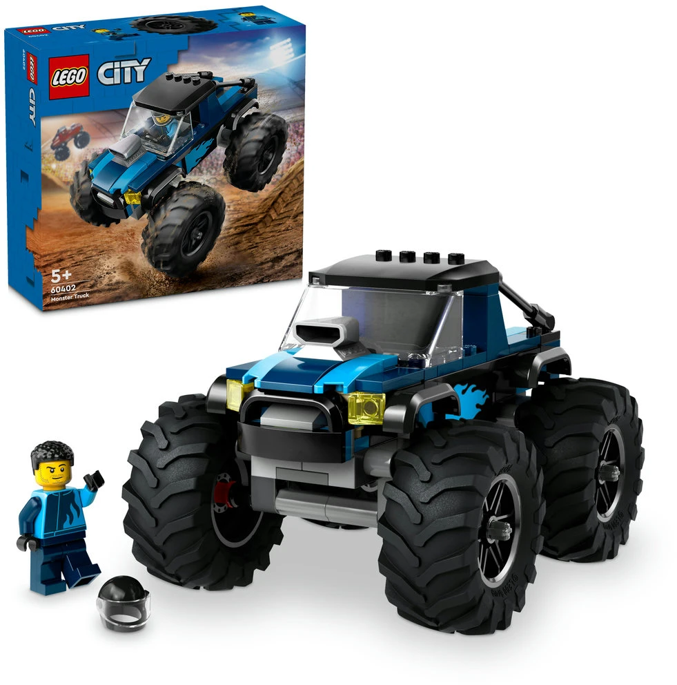 LEGO® City Mėlynas sunkvežimis-monstras Žaislinis visureigis 60402