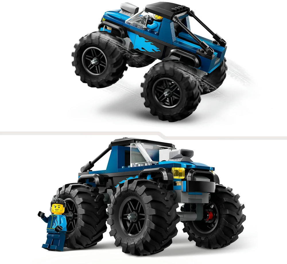 LEGO® City Mėlynas sunkvežimis-monstras Žaislinis visureigis 60402