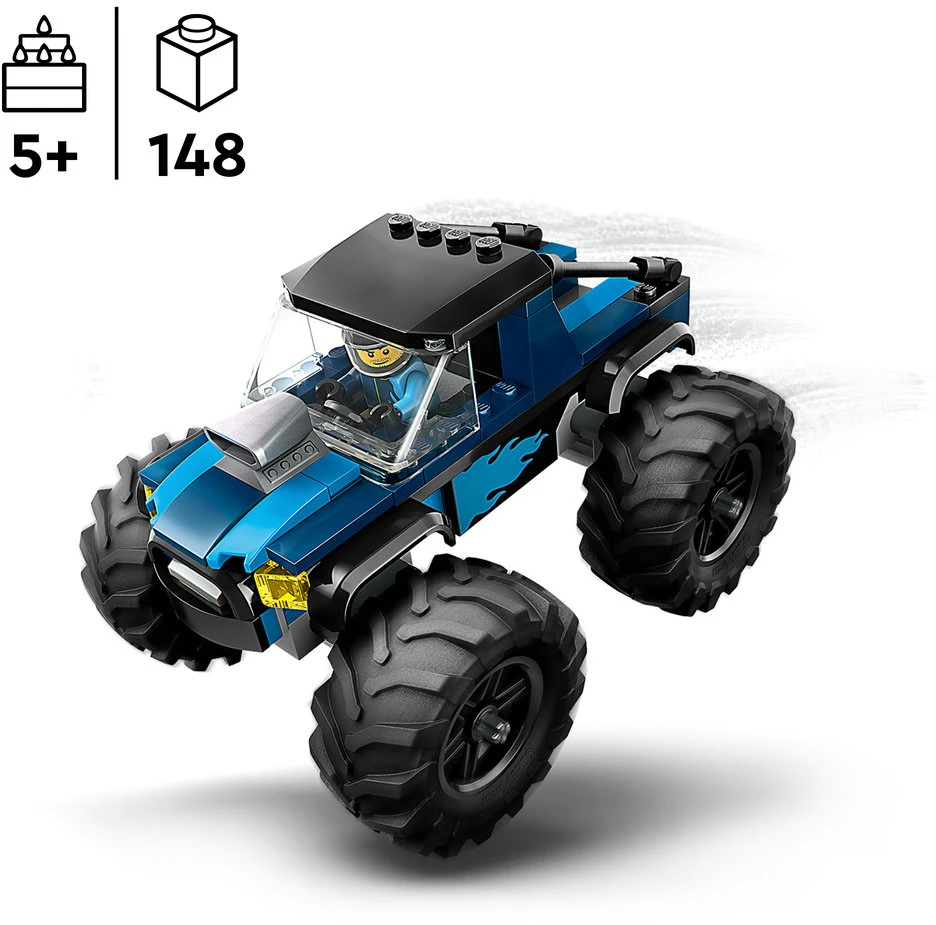 LEGO® City Mėlynas sunkvežimis-monstras Žaislinis visureigis 60402
