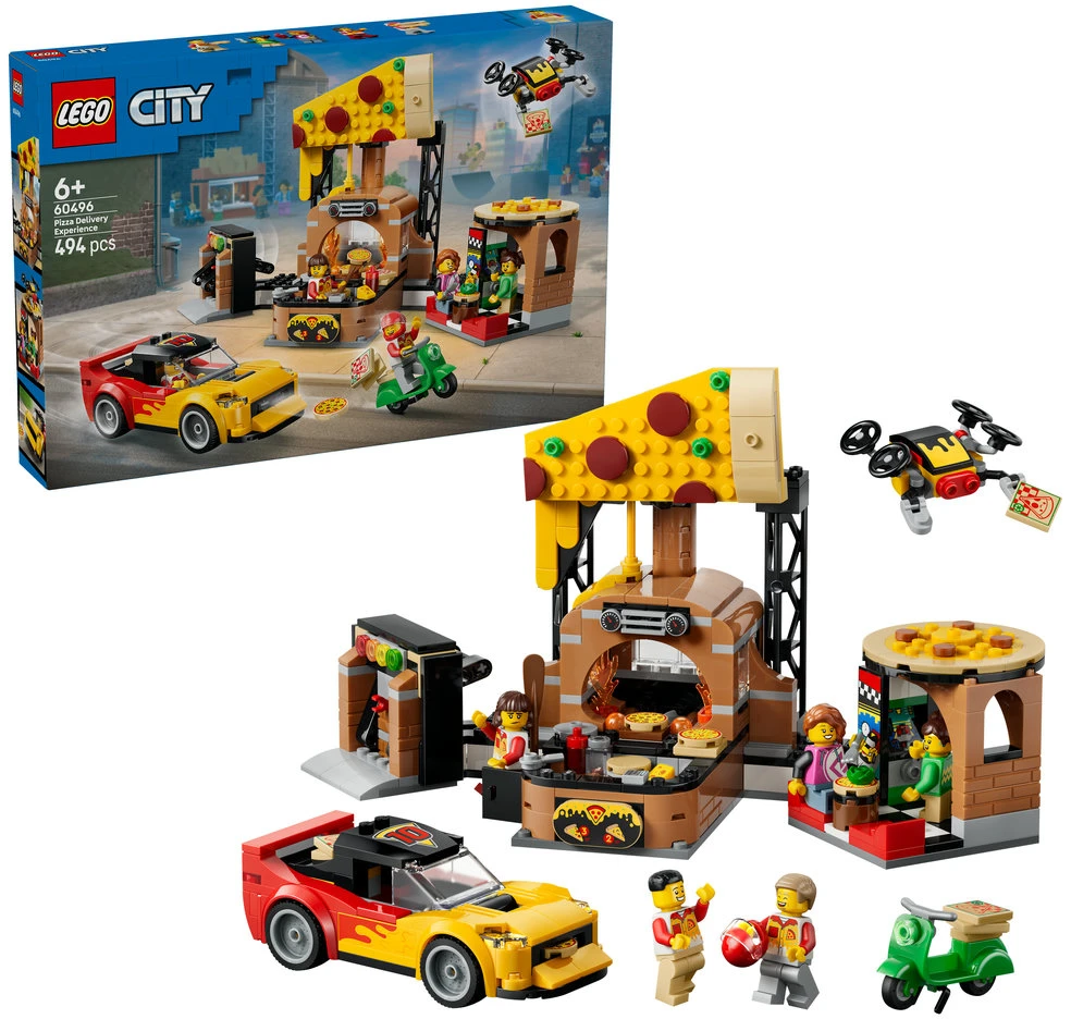 LEGO® City Picų pristatymo įspūdžiai su transporto priemonėmis 60496
