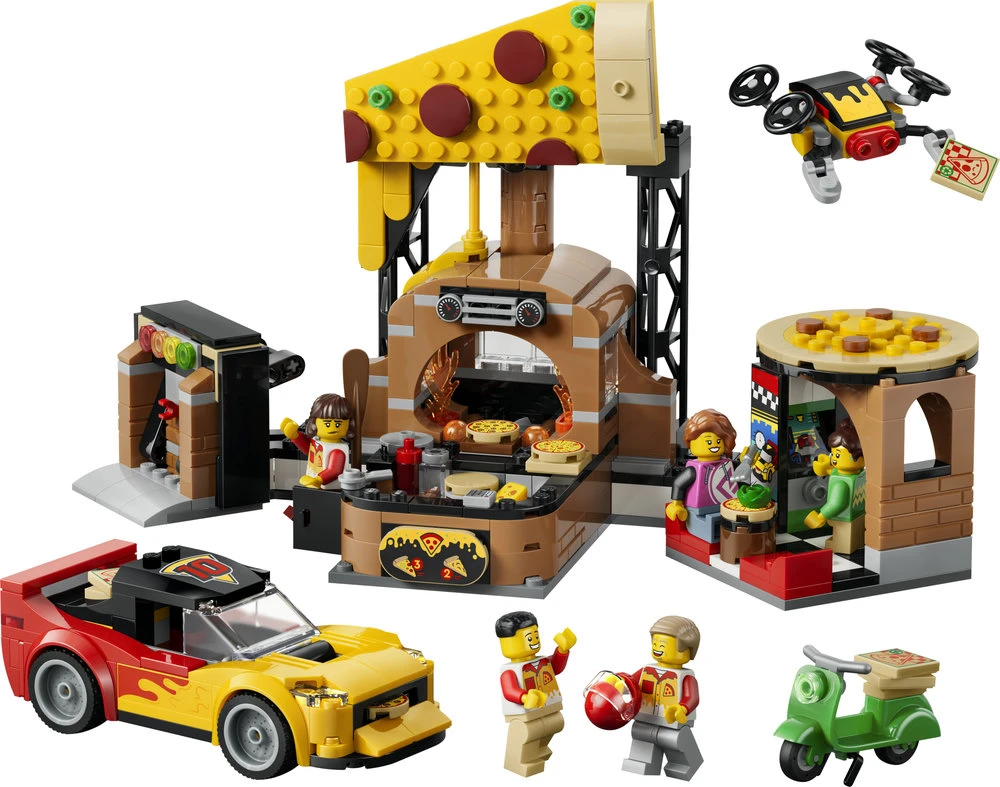 LEGO® City Picų pristatymo įspūdžiai su transporto priemonėmis 60496