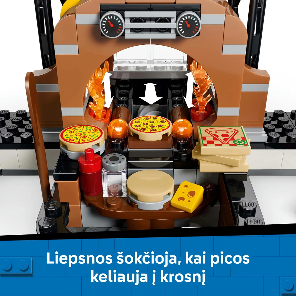 LEGO® City Picų pristatymo įspūdžiai su transporto priemonėmis 60496