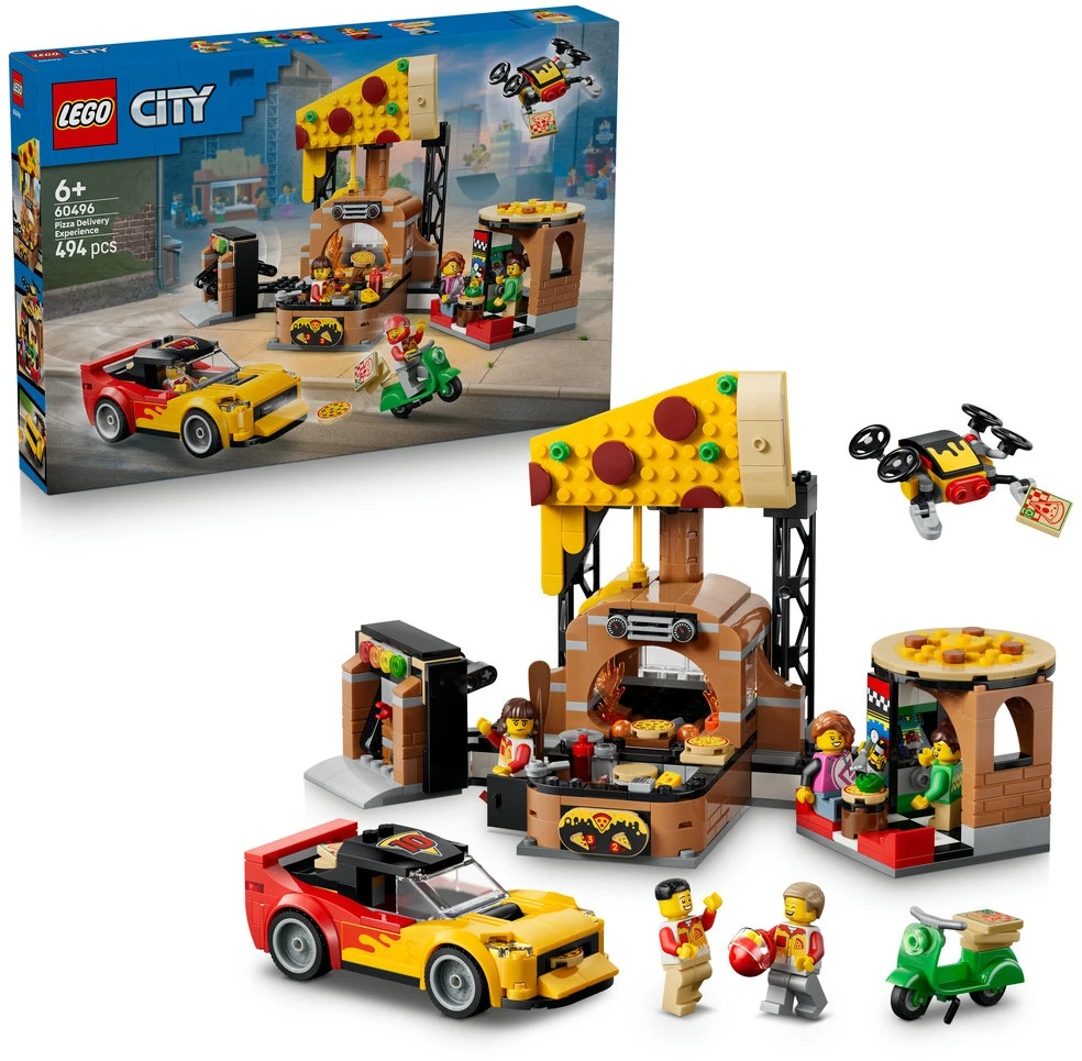 LEGO® City Picų pristatymo įspūdžiai su transporto priemonėmis 60496