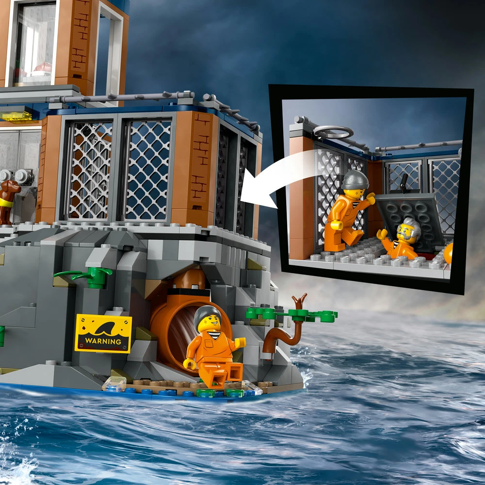 LEGO® City Policijos kalėjimo sala Konstruojamas žaislas 60419