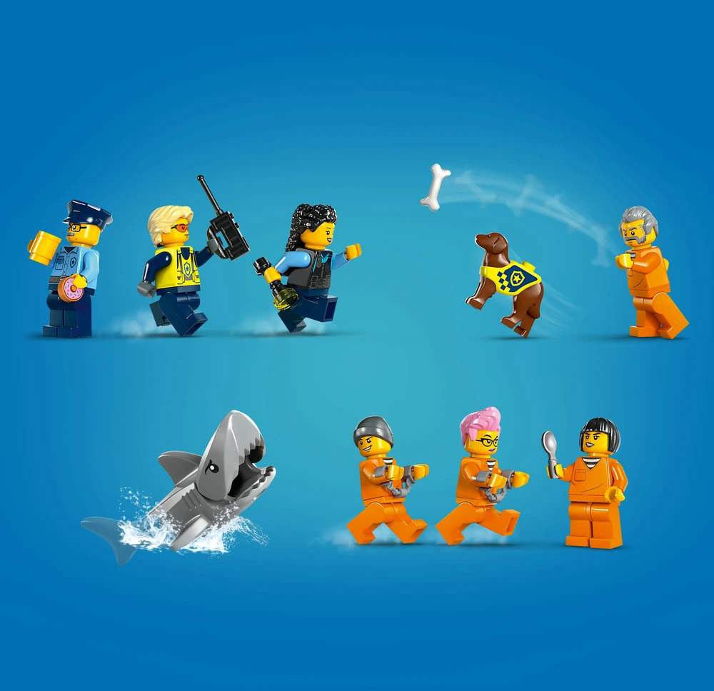 LEGO® City Policijos kalėjimo sala Konstruojamas žaislas 60419