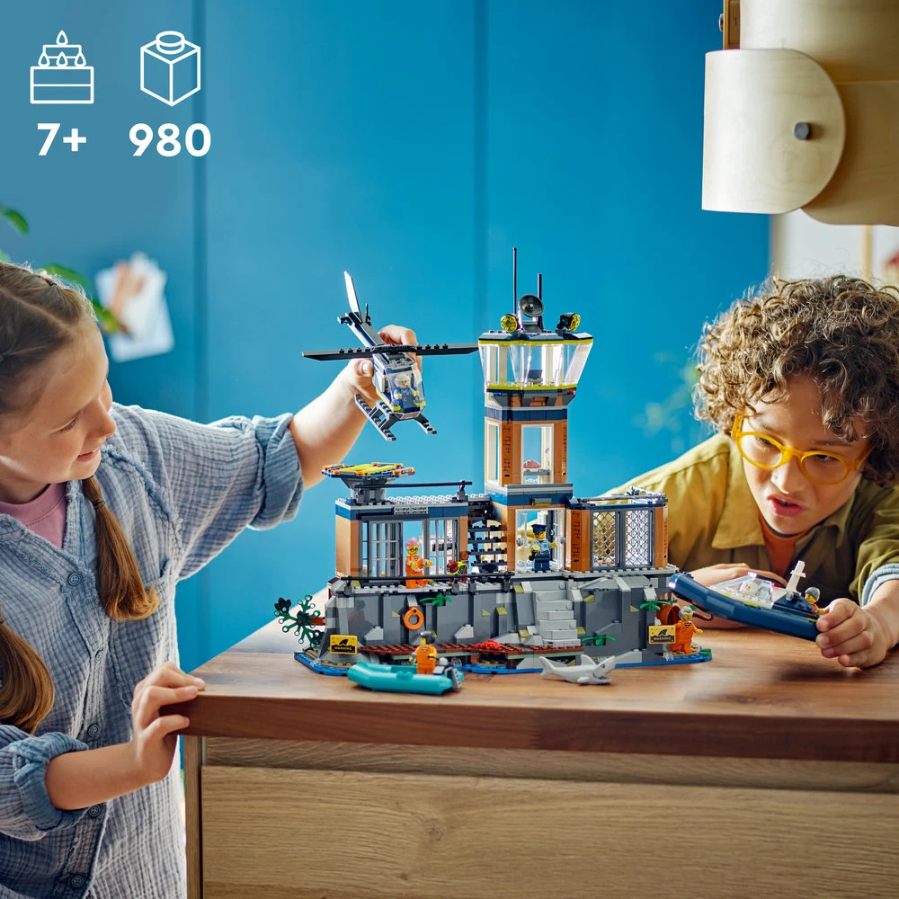LEGO® City Policijos kalėjimo sala Konstruojamas žaislas 60419