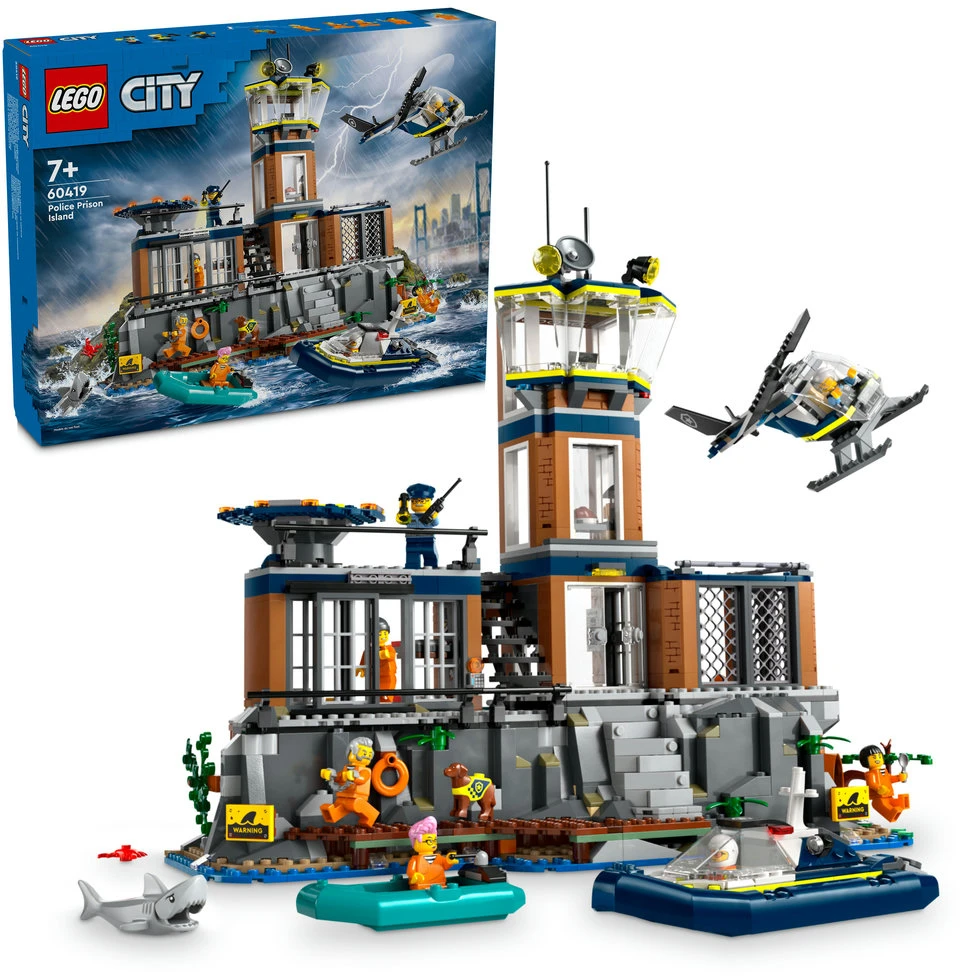 LEGO® City Policijos kalėjimo sala (60419)