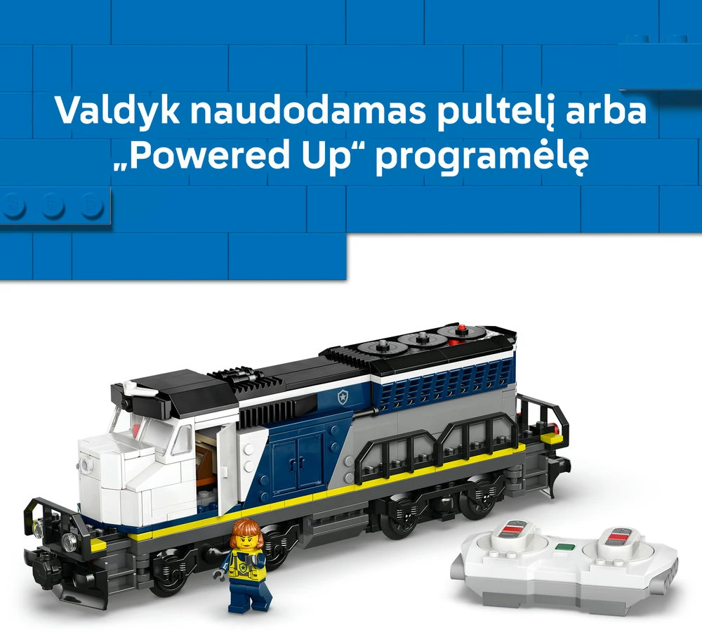 LEGO® City Policijos traukinio apiplėšimas, 60508